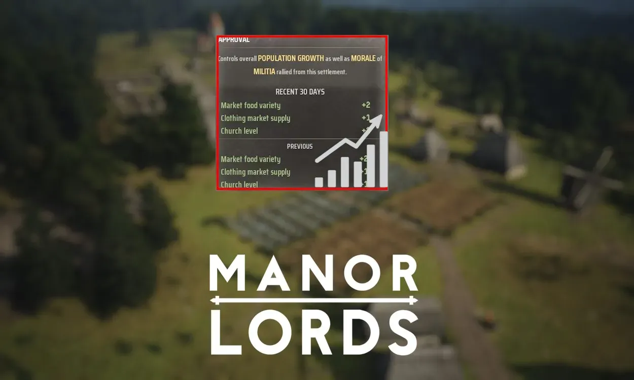 Как повысить рейтинг одобрения жителей деревни в Manor Lords